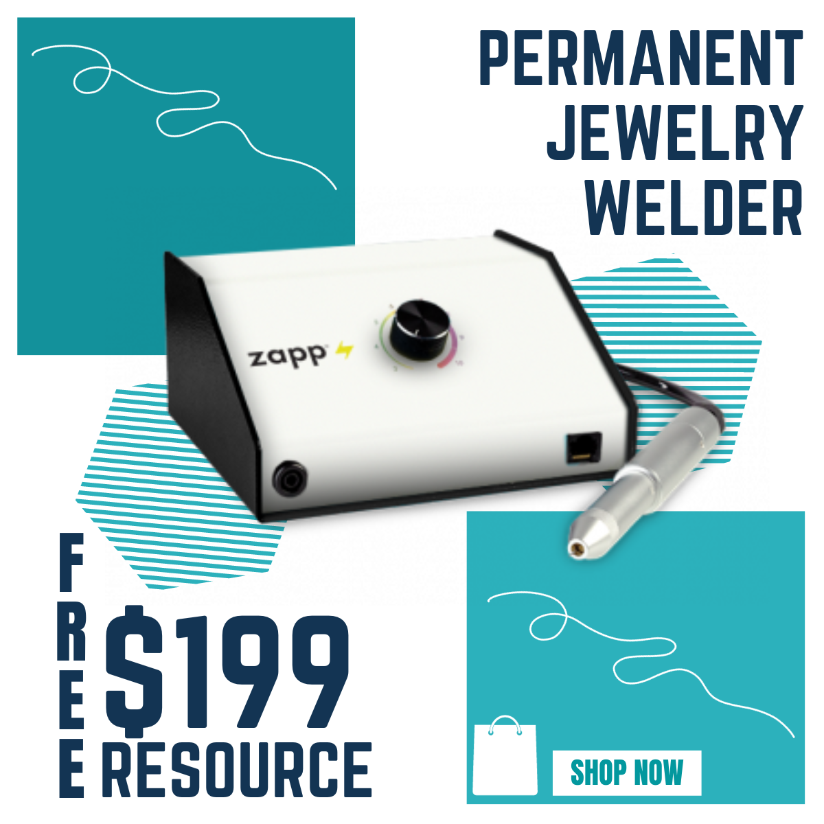 Zapp Plus™ — Budget Permanent Jewelry Welder — Sunstone Welders