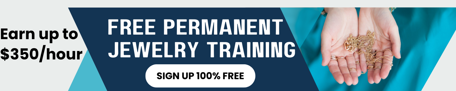 free permanent jewelry training graphic